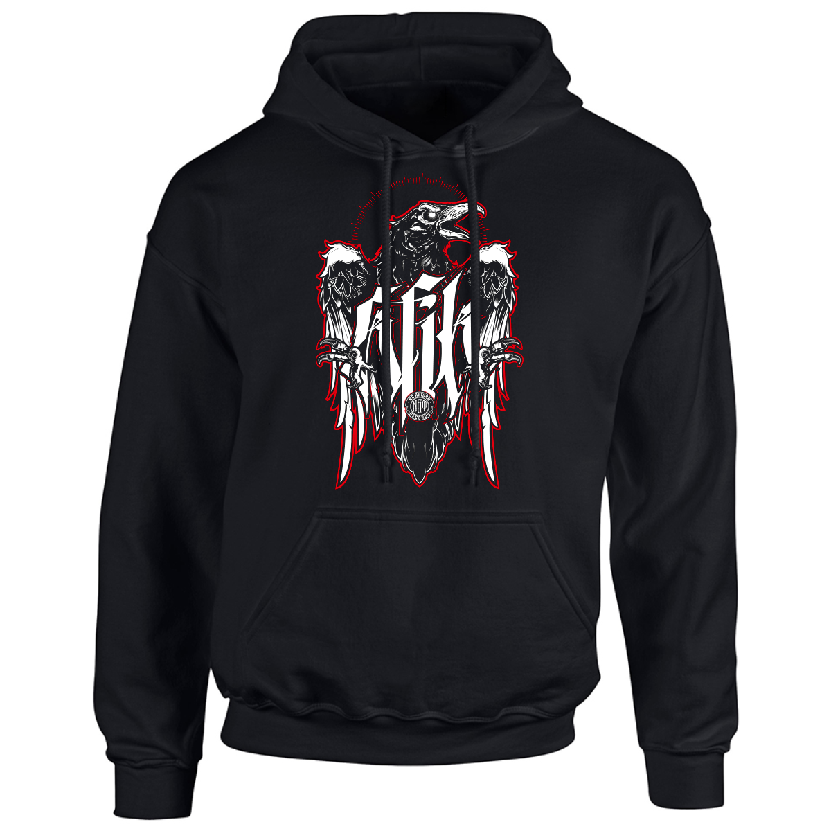 Bild von K-Fik 'Crow' - Hoody [schwarz]